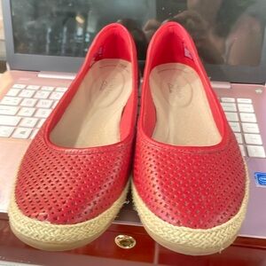 NWOB Clark’s Danelly Adira Shoe in Red